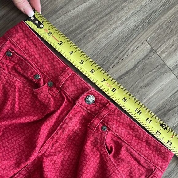 Prana•Kara•Organic Cotton•Red•size 0/25• like new (B-1534) - Picture 9 of 12